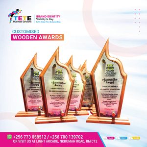 Customized Wooden Award 003