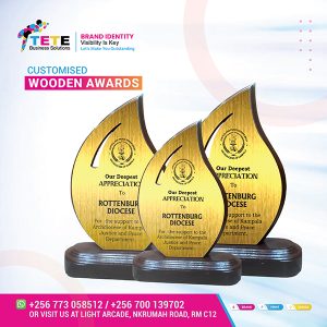 Customized Wooden Award 006