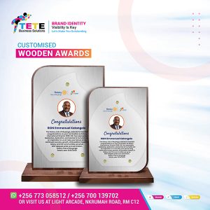 Customized Wooden Award 008